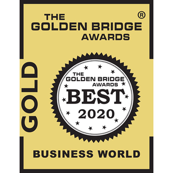 The Golden Bridge Business World Awards Best of 2020 logo