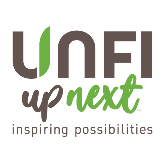 UNFI up next logo